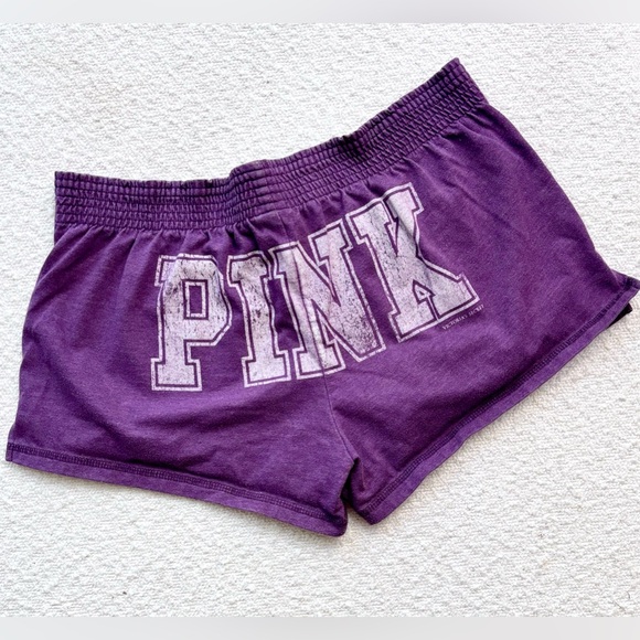Y2K Vintage Purple and White Pink Victorias Secret Shorts Size XS Soffee style - Picture 3 of 4